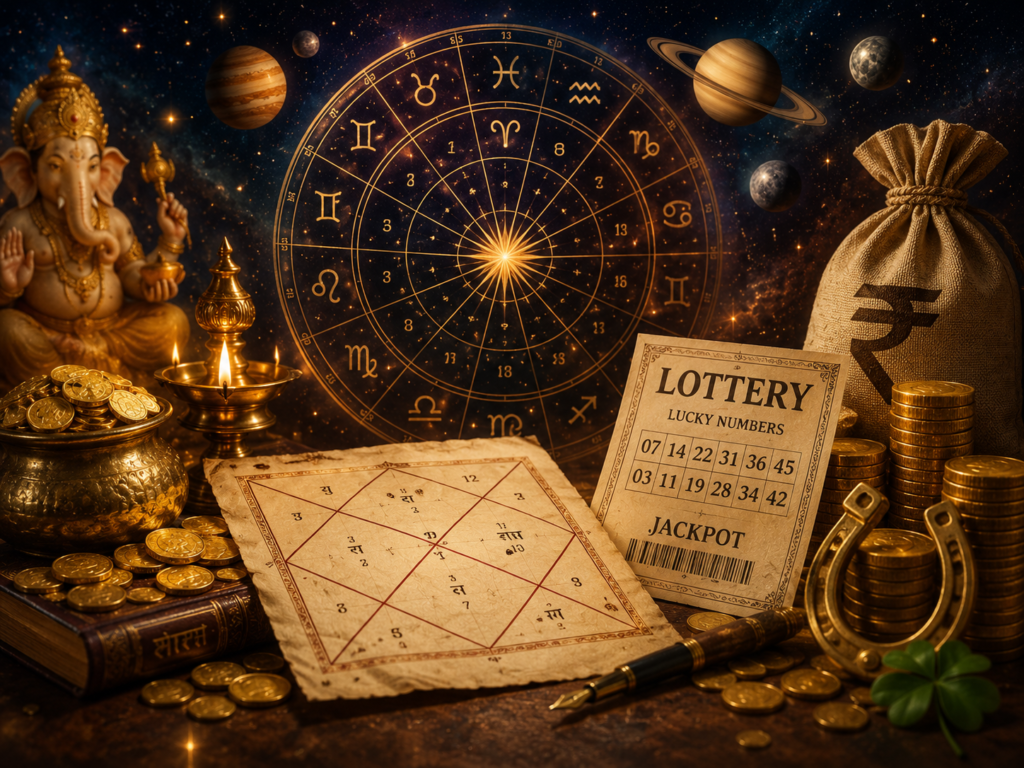 Lottery yoga in astrology